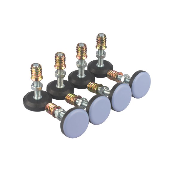 Furniture Leveler PTFE(Teflon) Bottom(28mm Base),Threaded Shank(1/4-20 ...