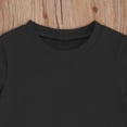 thumbnail image 3 of T-shirt en Coton Uni pour Enfants, Haut Unisexe à Manches Courtes et Col Rond, Article Simple et Classique pour l'Été, 3 of 5