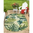 thumbnail image 2 of Outdoor Turgh Collection Area Rug Green - 5'3"x8', 2 of 5