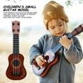 thumbnail image 2 of Kids Ukulele Toy  Small Guitar Toy  String Musical Instrument (Beige), 2 of 8