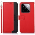 thumbnail image 1 of For Xiaomi 14 Pro KHAZNEH Litchi Texture Leather RFID Phone Case(Red),iPhone 16 Pro, 1 of 6