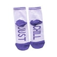 thumbnail image 5 of Just Love Ultra-Soft Womens Pajama Pant Set with Nightgown & Matching Socks  Luxurious Sleepwear (Purple Plaid, 1X), 5 of 6