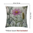 thumbnail image 4 of nygtbtfer Pillow Covers Set of 2, Leaves Floral Throw Pillow Covers Decorative Pillows for Couch Sofa Home White, 4 of 7