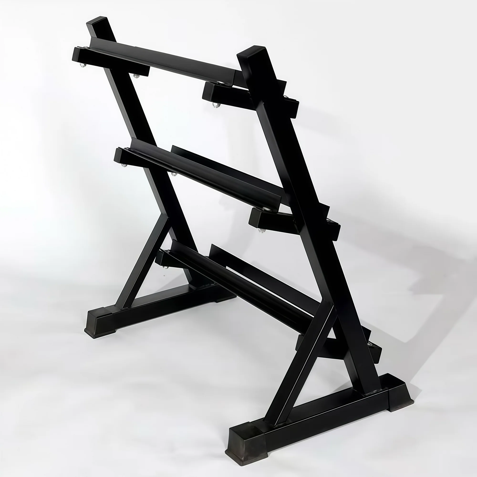 3-Tier Heavy Duty Dumbbell Rack, 1000 LB Capacity Weight Rack Organizer, Commercial Grade Space Saving Storage Stand for Adjustable Dumbbells, Home Garage & Commercial Gym Equipment