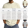 thumbnail image 2 of Paiwinds Men's Solid Color Short Sleeve T-Shirt with V-Notch Crew Neck, Casual Fashion Loose Fit Tee, Minimalist Design Summer Top for Men, 2 of 9