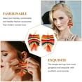 thumbnail image 4 of STRANDCHIC Bohemian Earrings for Women, 1 Pair Multi-Colored Alloy Jewelry, Vintage Style Face Contour Enhancing Accessories, 4 of 5