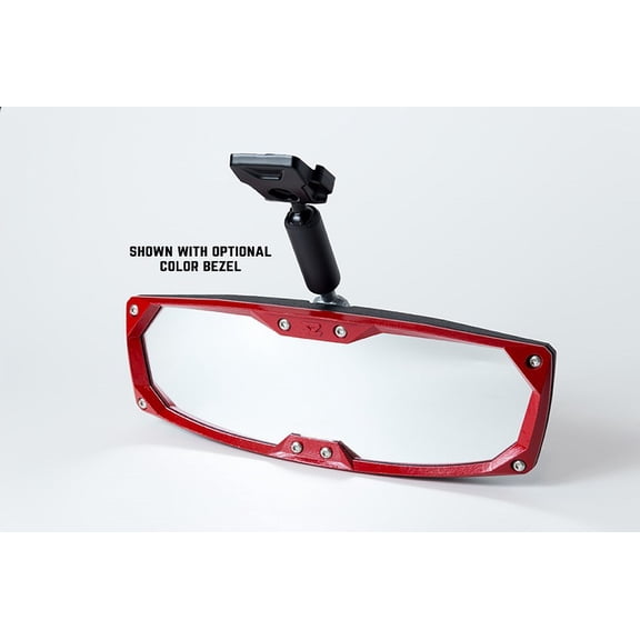 HALO-R REAR VIEW MIRROR W/BEZEL - 1.625" ROUND TUBE