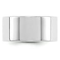 thumbnail image 6 of 14K White Gold 10mm Light Weight Flat Band Ring Size 10, 6 of 7