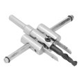thumbnail image 4 of Kit de Sierra Cortadora de Agujeros Circulares Ajustable, Broca de Corte Redondo, Herramientas de Bricolaje para Carpintería para Madera de Paneles de Yeso, Juegos de Sierras, 4 of 7
