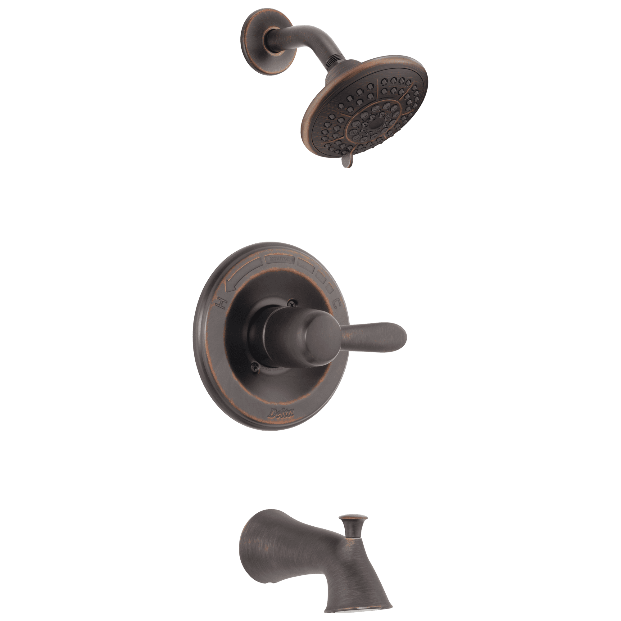 Delta Lahara Monitor® 14 Series Tub & Shower Trim in Bronze T14438RB
