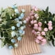 thumbnail image 4 of Xiao Hua 3 piezas de flores artificiales de tacto real para decoración del hogar, oficina, boda, arreglo floral (amarillo, 30 cm de largo), 4 of 5