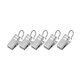 thumbnail image 5 of 30 piezas de ganchos para cortinas, resistentes, de metal, para fotos, calcetines, ropa interior (plateados), 5 of 6
