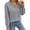 Gray, variant on XUNKUSGA Sweaters for Women Casual V Neck Long Sleeve Women's Sweaters Fashion Cable Knit Chunky Pullover Sweaters Loose Comfortable Solid Color Fall Sweaters S-XL Gray