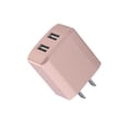 thumbnail image 3 of Sidaley Enchufe de EE. UU. de teléfono móvil Dual USB 2 puertos Toma de corriente de viaje Adaptador de carga Tablet Power Head Pink Type3 NO3, 3 of 6