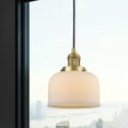thumbnail image 2 of Innovations Lighting 201C Large Bell Large Bell 8" Wide Mini Pendant - White, 2 of 7