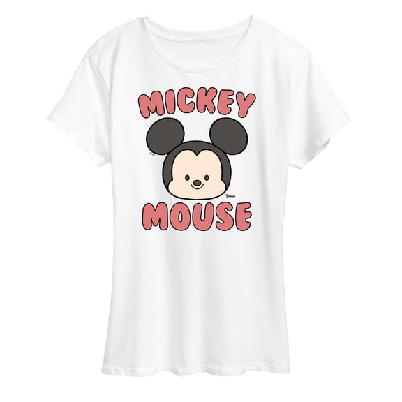 Disney - Mickey Mouse Head - Women's Short Sleeve Graphic T-Shirt