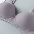 thumbnail image 6 of Women's Push Up Wireless T-Shirt Bra - Padded Plunge No Underwire, Comfortable Bralette, Perfect for Daily, Casual & Travel Use Light Blue 38, 6 of 6