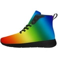 thumbnail image 3 of Aidianart Womens LGBT High Top Sneakers High Top Shoes Size 11, 3 of 5
