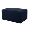 thumbnail image 1 of Reempzo de del taburete del reposapiés de cubierta del otomano Azul Sunnimix Cubierta de puf otomano, 1 of 8