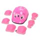 thumbnail image 1 of Juego de 7 unids/set de casco de seguridad para niños y niñas, conjunto de rodilleras, coderas, protección para casco de bicicleta y patín para ciclismo Fivean Cascos de ciclismo, 1 of 2