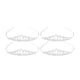 thumbnail image 1 of Mujeres Boda Rhinestone Cabeza Joyería Corona Princesa Diadema Regalos 4pcs 4 piezas Zulema Sombreros de princesa, 1 of 5