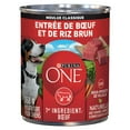 thumbnail image 3 of Purina ONE SmartBlend Classic Ground Beef & Brown Rice Entrée, Wet Dog Food 368 g, 3 of 6