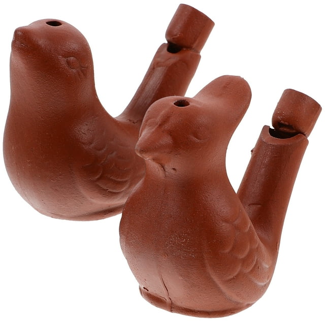 Miangastore 2 Pcs Sifflet Musical Sifflet pour Oiseau Sifflet DIY Fournitures Extérieures pour Signalisation