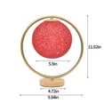 thumbnail image 3 of SHENGXINY Bedside Lamp Clearance Table Lamp For Bedroom Infinitely Dimmable Nightstand Lamp With Handwork Rattan Lampshade For Living Room Office Dorm, Solid Wood, LED Bulb Included Red, 3 of 8