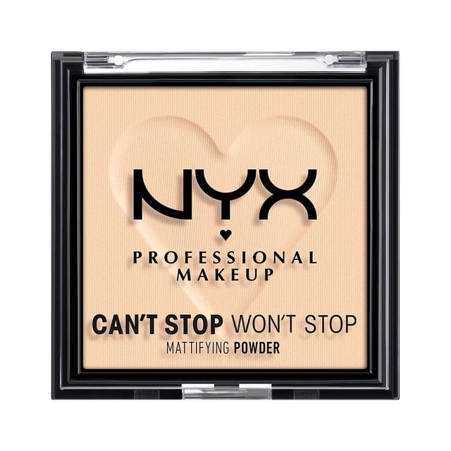 NYX PROFESSIONAL MAKEUP Can't Stop Won't Stop Mattifying Pressed Powder - Light