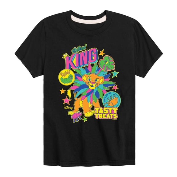 The Lion King - Simba Stickers Short Sleeve Graphic T-Shirt