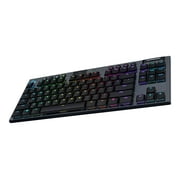 Logitech - G915 LIGHTSPEED Wireless TKL Mechanical Gaming GL Tactile Switch Keyboard with RGB Back Lighting - Black