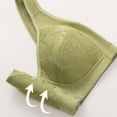 thumbnail image 5 of Ynynloco Daisy Bras for Older Women 2025 Front Closure Bra Cotton Bra Full Coverage Comfortable Bra No Underwire Plus Size Bra, 5 of 6