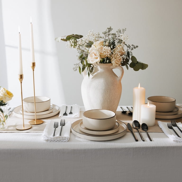 Thyme & Table Arden Matte Black 20-Piece Flatware Set photo 4