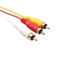 thumbnail image 3 of Cable HDMI a RCA, adaptador convertidor de audio y video AV HDMI macho a 3 RCA 1080p, interfaz chapada en oro, 1,5 m para TV HDTV DVD - 1,5 m, 3 of 5