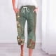 thumbnail image 1 of WILLBEST Pantalones Casuales elegantes para Mujer para Yoga y Deportes: Shorts Elásticos con Lazo y Estampados de Moda. Extra Grande, 1 of 4