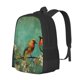 thumbnail image 1 of Balery Retro Birds Mochila para hombre y mujer - Tela Oxford 600D resistente - Gran capacidad, resistente al agua, ideal para la escuela, viajes y senderismo, 1 of 6