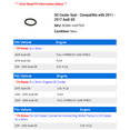 thumbnail image 2 of Oil Cooler Seal - Compatible with 2011 - 2017 Audi Q5 2012 2013 2014 2015 2016, 2 of 2