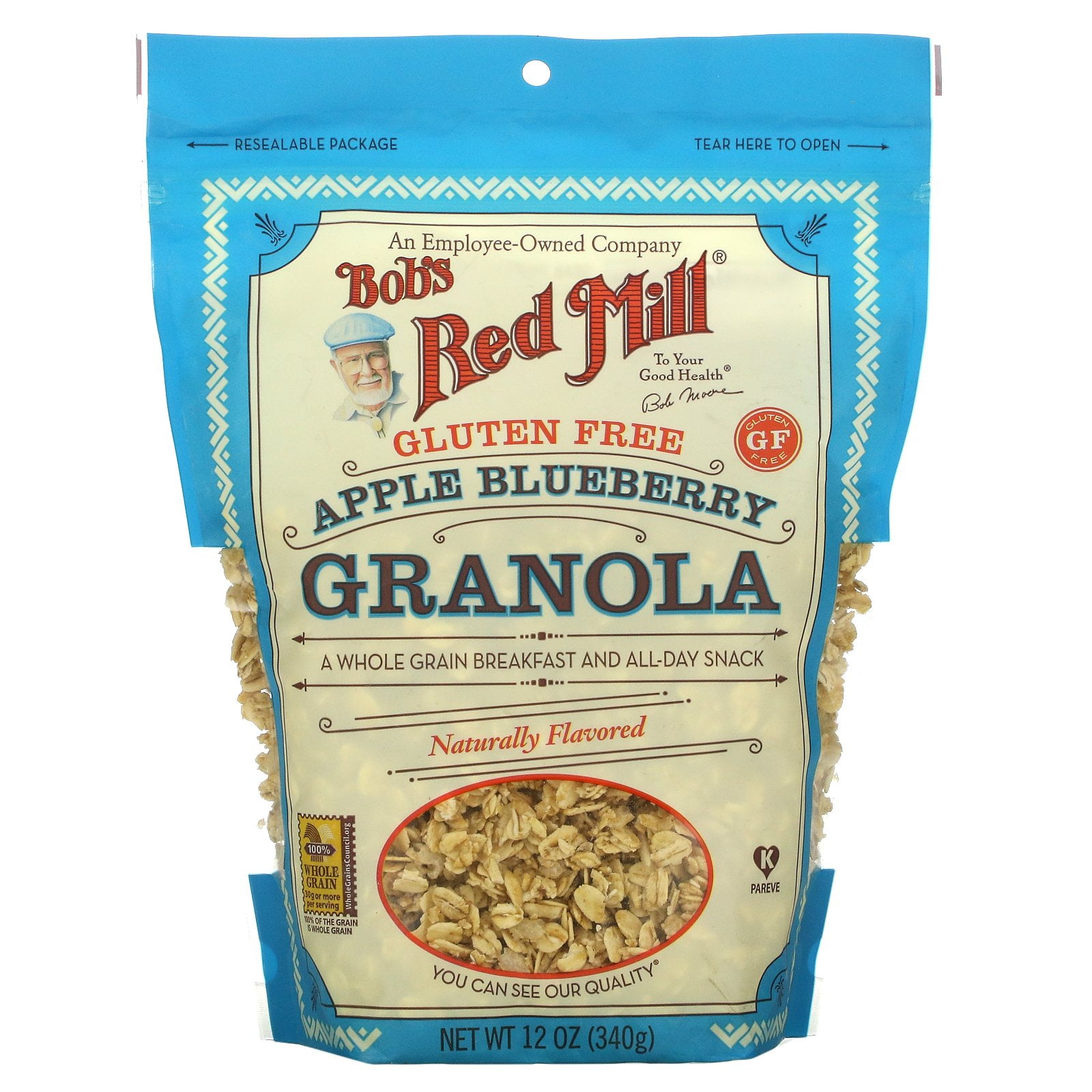 Bob's Red Mill Granola Gluten Free Apple Blueberry 12 oz Pack of 1