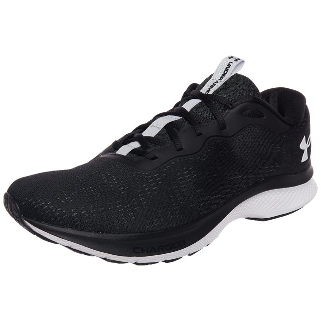 Under Armour Chaussure de Course Charged Bandit 7 pour Homme, Noir (001)/blanc, 10.5