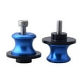 thumbnail image 2 of koolsoo Motorcycle Swingarm Stand Spools Slider Bobbins For RSV RSV4 Blue, 2 of 7