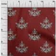 thumbnail image 1 of oneOone Cotton Poplin Fabric Leaves & Floral Block Fabric Prints By Yard 56 Inch Wide, 1 of 4