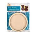 thumbnail image 2 of Epoxy Resin Pouring Round Wood Coasters 4" X 4" Dining Table Decoration Kitchen, 2 of 5