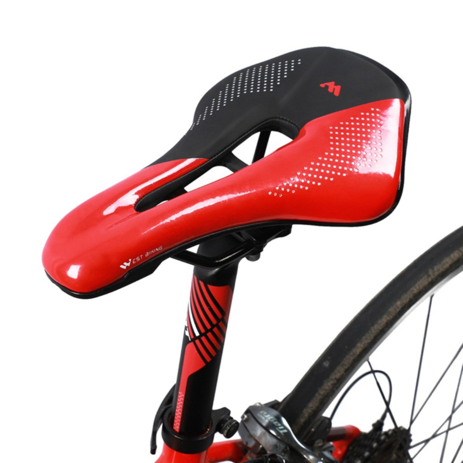 Details about  / MTB road Bike saddles Bicycle Racing Hollow Cushion Seat Saddle Comfortable Pad