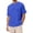 Blue, variant on Mens T Shirts Big and Tall Short/long Sleeve Big and Tall Casual Streetwear Fashion Gradient Boat Neck Casual Vacation Basic Shirts