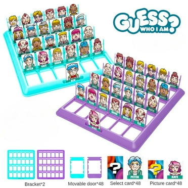 Winning Moves Games Guess Who? Board Game of Deduction for 2 Players, 96 Cards ,Multicolour