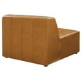 thumbnail image 4 of Modway Bartlett Tufting Faux Leather Upholstered Armless Chair in Tan, 4 of 8