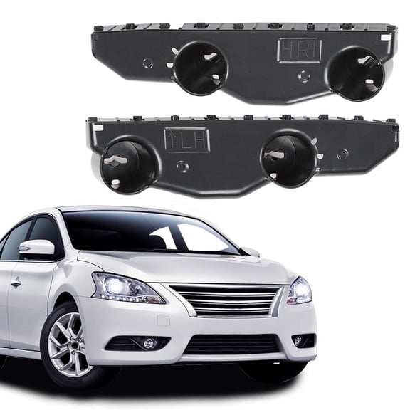 Front Bumper Bracket Right & Left Set Of 2 Fit For Nissan Sentra 622243SH0A 622253SH0A 2013-2015