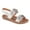 White, variant on Girls' Sandals - Cute and Comfy Toddler Girls' Summer Shoes, Perfect Beach Sandals for Toddlers