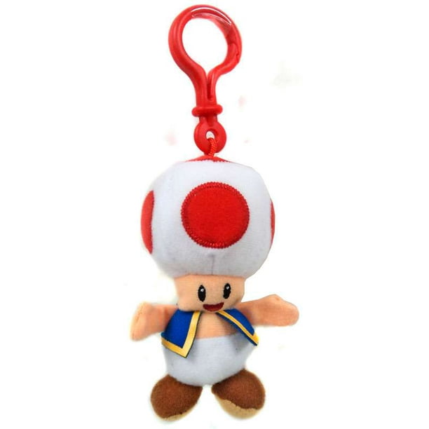 Super Mario World of Nintendo Toad Plush Hanger - Walmart.com - Walmart.com
