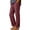#157-Wine, variant on Favoffer Women's High Waist Cropped Pants Elastic Side Button Side Slit Hem Straight Leg Pocket Casual Trousers Fashion Daily Long Bottom